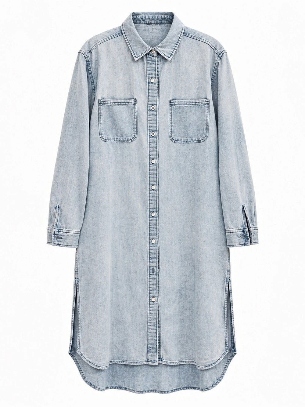 re:named Denim Shirt Dress